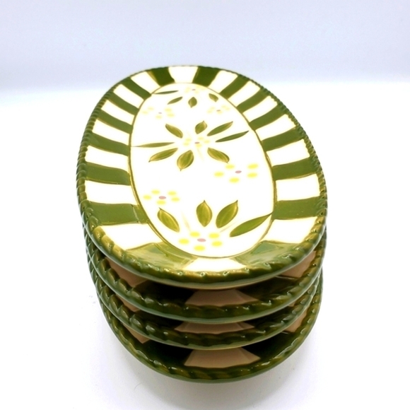 Temptations Old World Corn on the Cob Oval Plates with Skewers - Picture 1 of 13